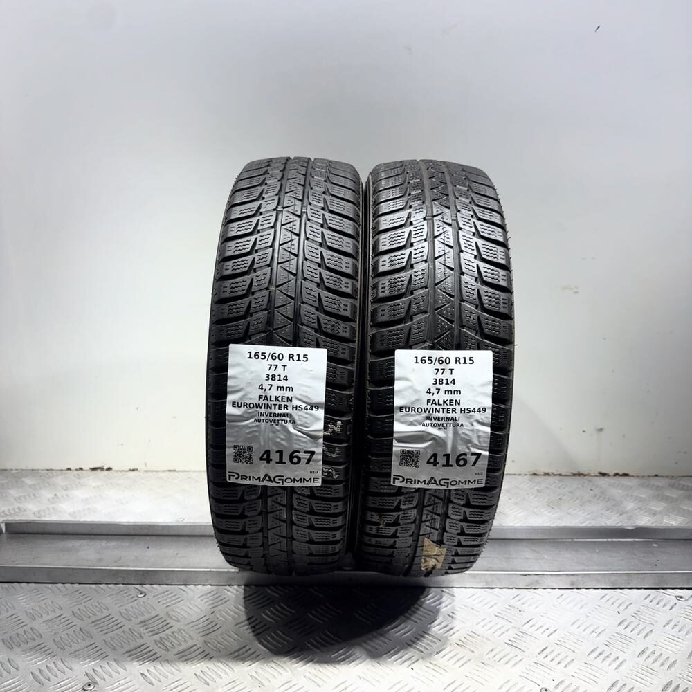 Gomme Usate 165 60 R15 77T Falken Eurowinter HS449 Invernali