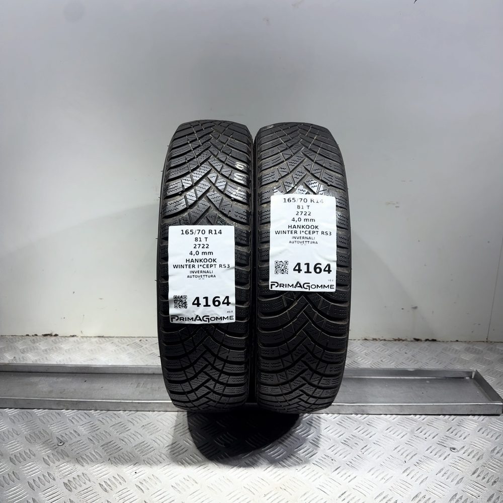 Gomme Usate 165 70 R14 81T Hankook Winter I*Cept RS3 Invernali