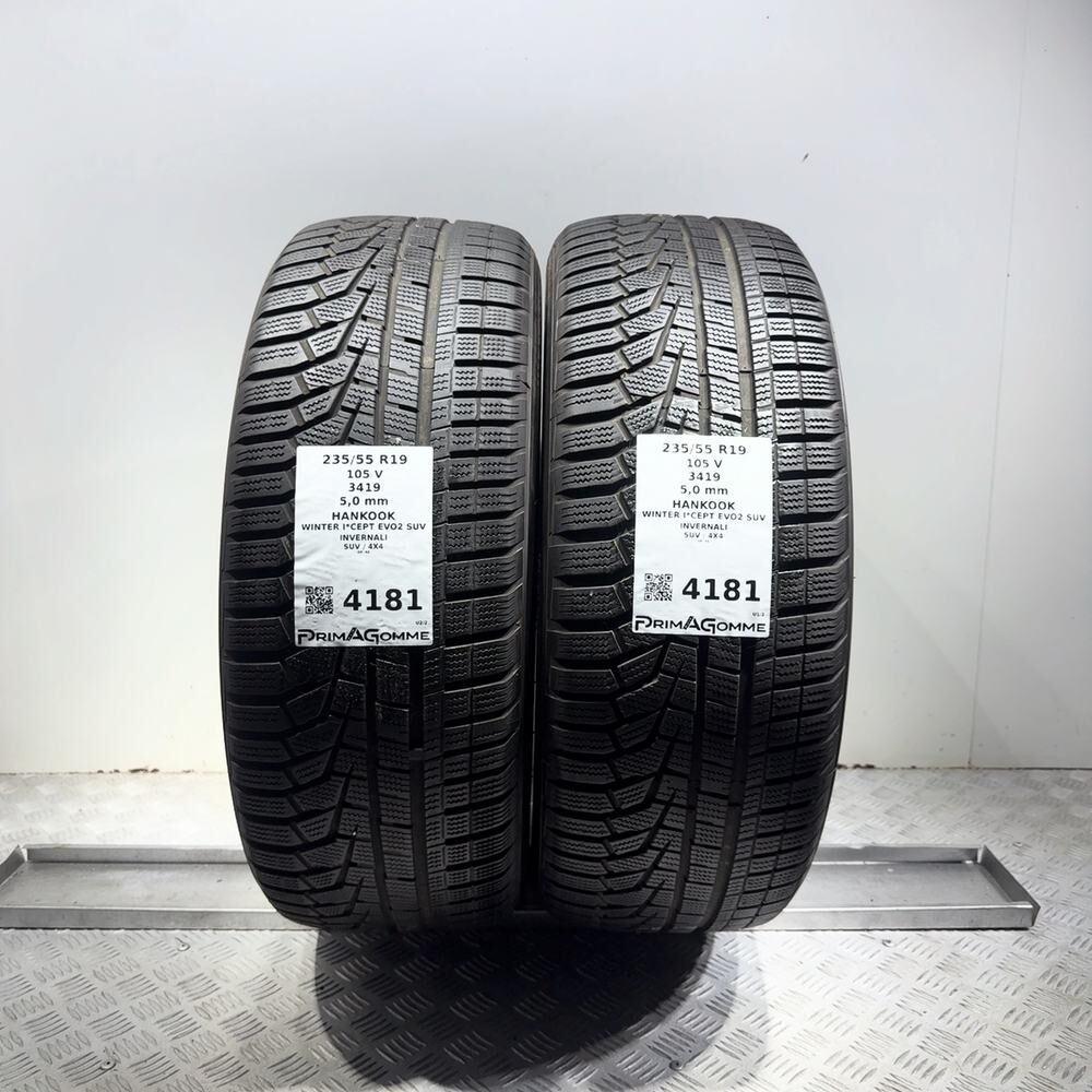Gomme Usate 235 55 R19 105V Hankook Winter I*Cept Evo2 SUV 71% Invernali