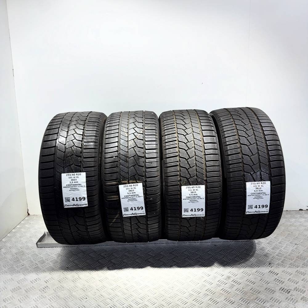 Gomme Usate 255 40 R20 101W XL Continental Wintercontact TS 860 S 79% Invernali