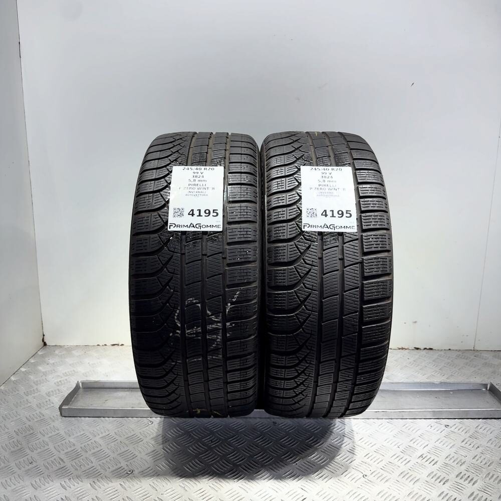 Gomme Usate 245 40 R20 99V Pirelli P Zero Winter 83% Invernali