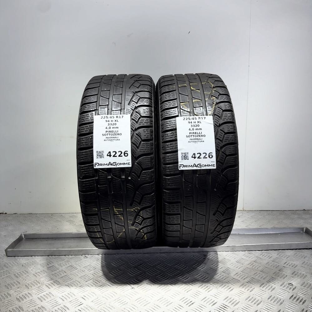 Gomme Usate 225 45 R17 XL 94H Pirelli Sottozero Invernali