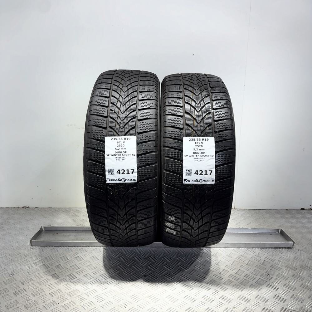 Gomme Usate 235 55 R19 101V Dunlop SP Winter Sport 4D 74% Invernali