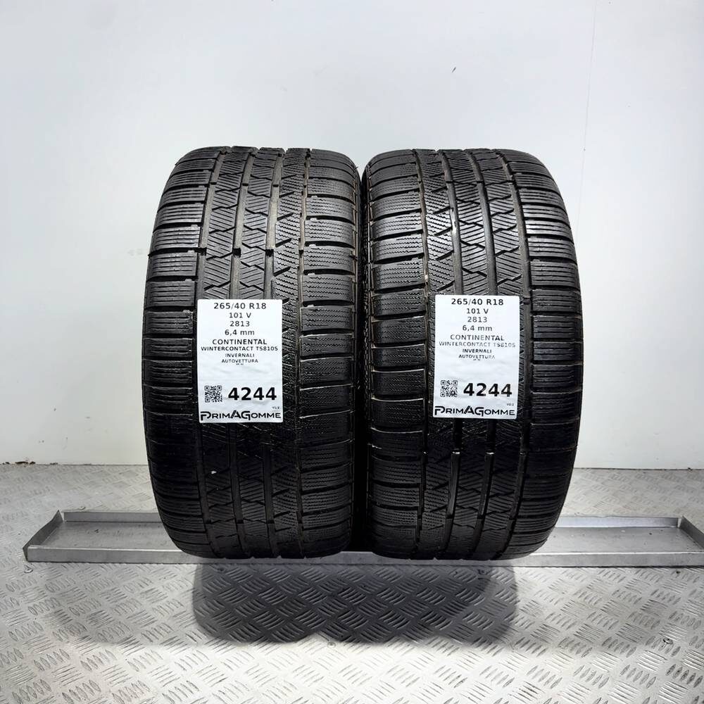 Gomme Usate 265 40 R18 101V Continental Wintercontact TS810S 91% Invernali