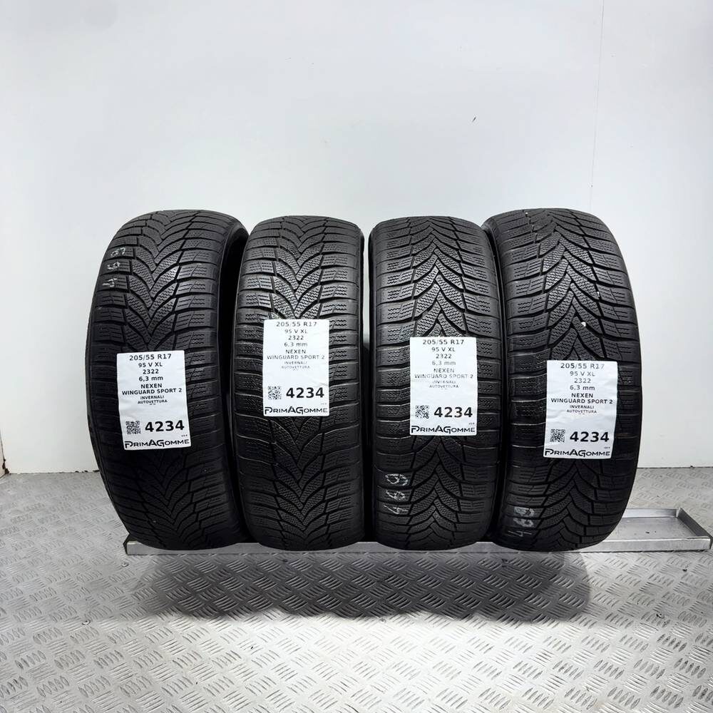 Gomme Usate 205 55 R17 95V XL Nexen Winguard Sport 2 90% Invernali