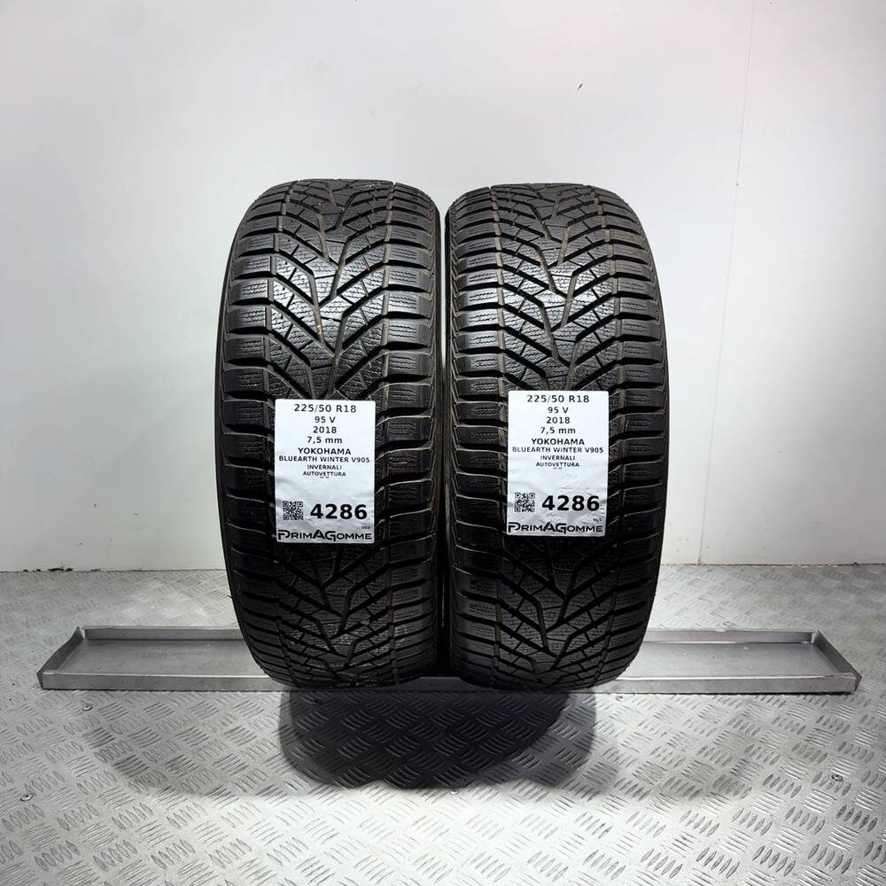 Gomme Usate 225 50 R18 95V Yokohama Bluearth Winter V905 98% Invernali