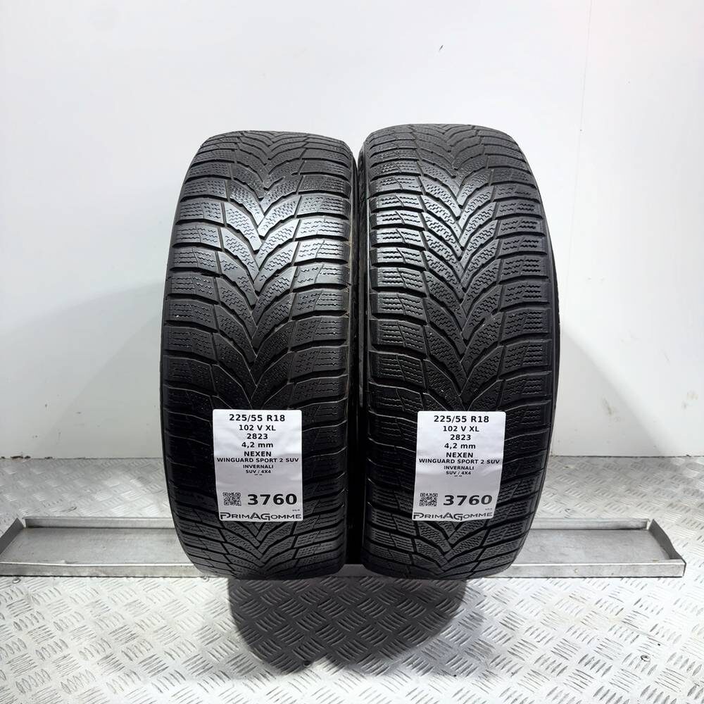 Gomme Usate 225 55 R18 XL 102V Nexen Winguard Sport 2 SUV Invernali