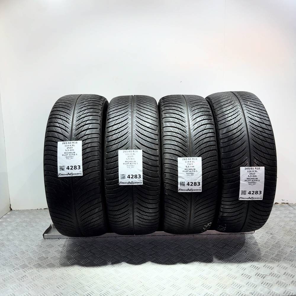 Gomme Usate 265 60 R18 114H XL Michelin Pilot Alpin 5 79% Invernali