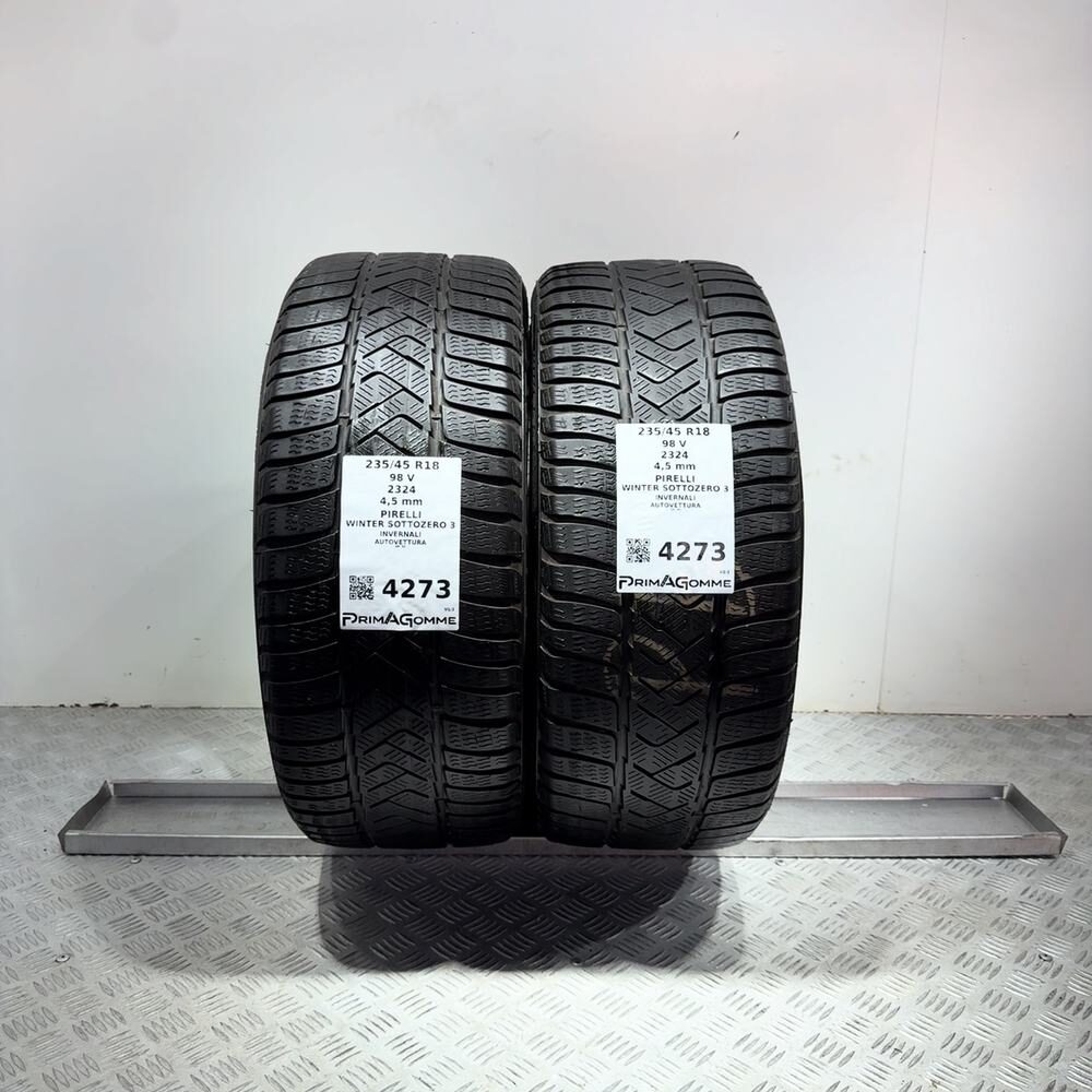 Gomme Usate 235 45 R18 98V Pirelli Winter Sottozero 3 Invernali