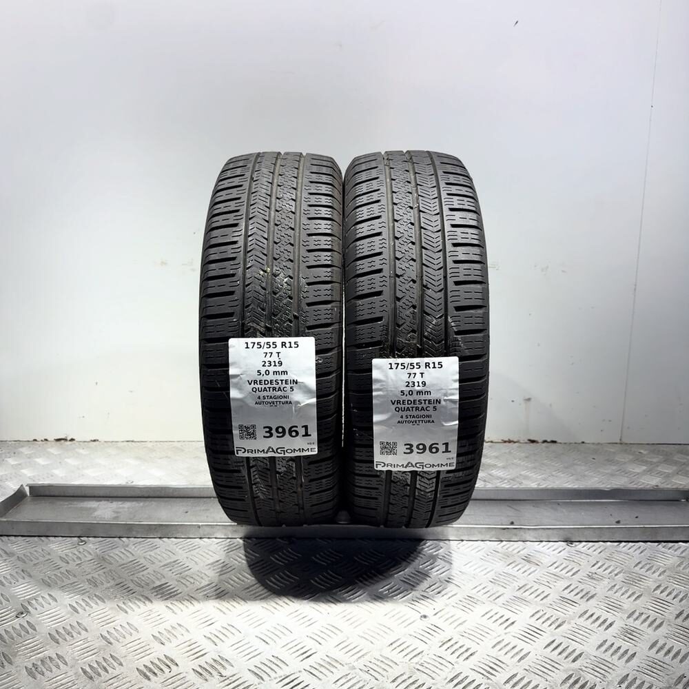 Gomme Usate 175 55 R15 77T Vredestein Quatrac 5 71% 4 Stagioni