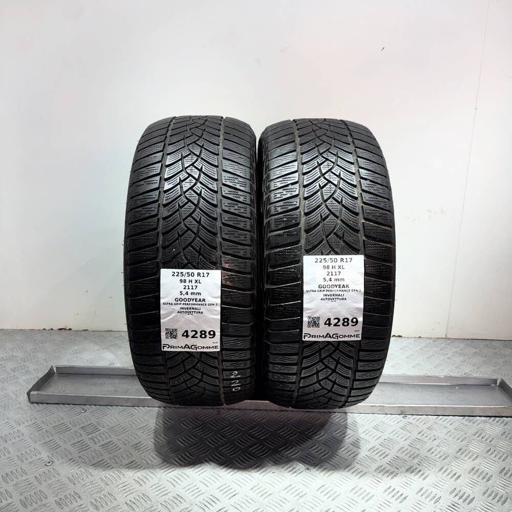 Gomme Usate 225 50 R17 XL 98H Goodyear Ultra Grip Performance Gen-1 Invernali