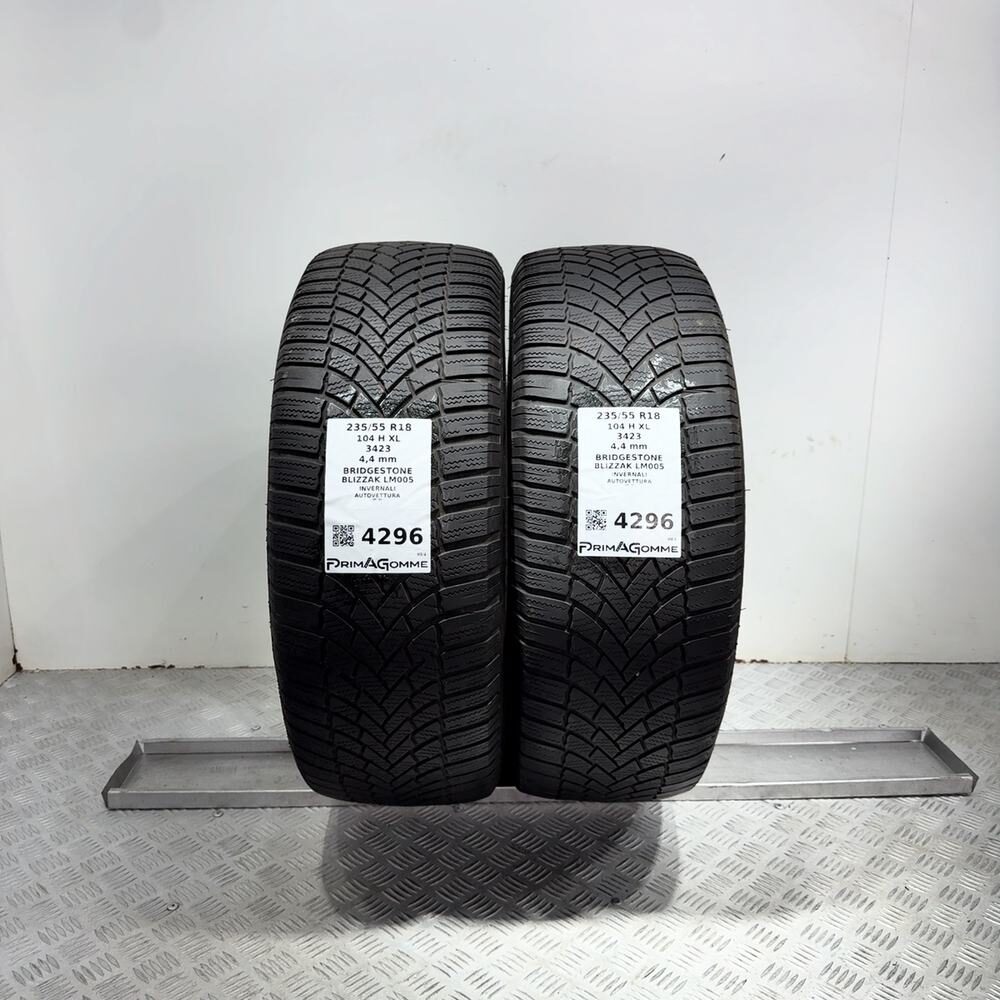 Gomme Usate 235 55 R18 104H XL Bridgestone Blizzak LM005 Invernali