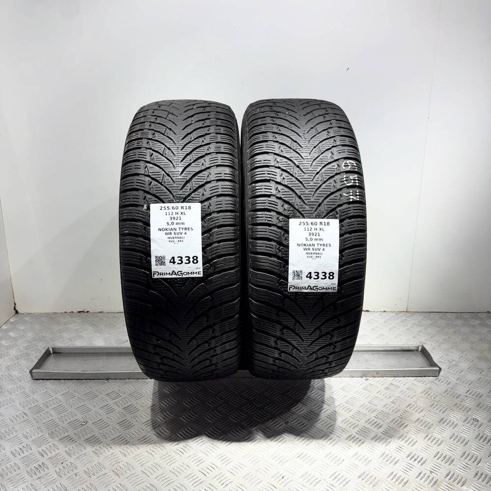 Gomme Usate 255 60 R18 112H XL Nokian Tyres WR SUV 4 71% Invernali