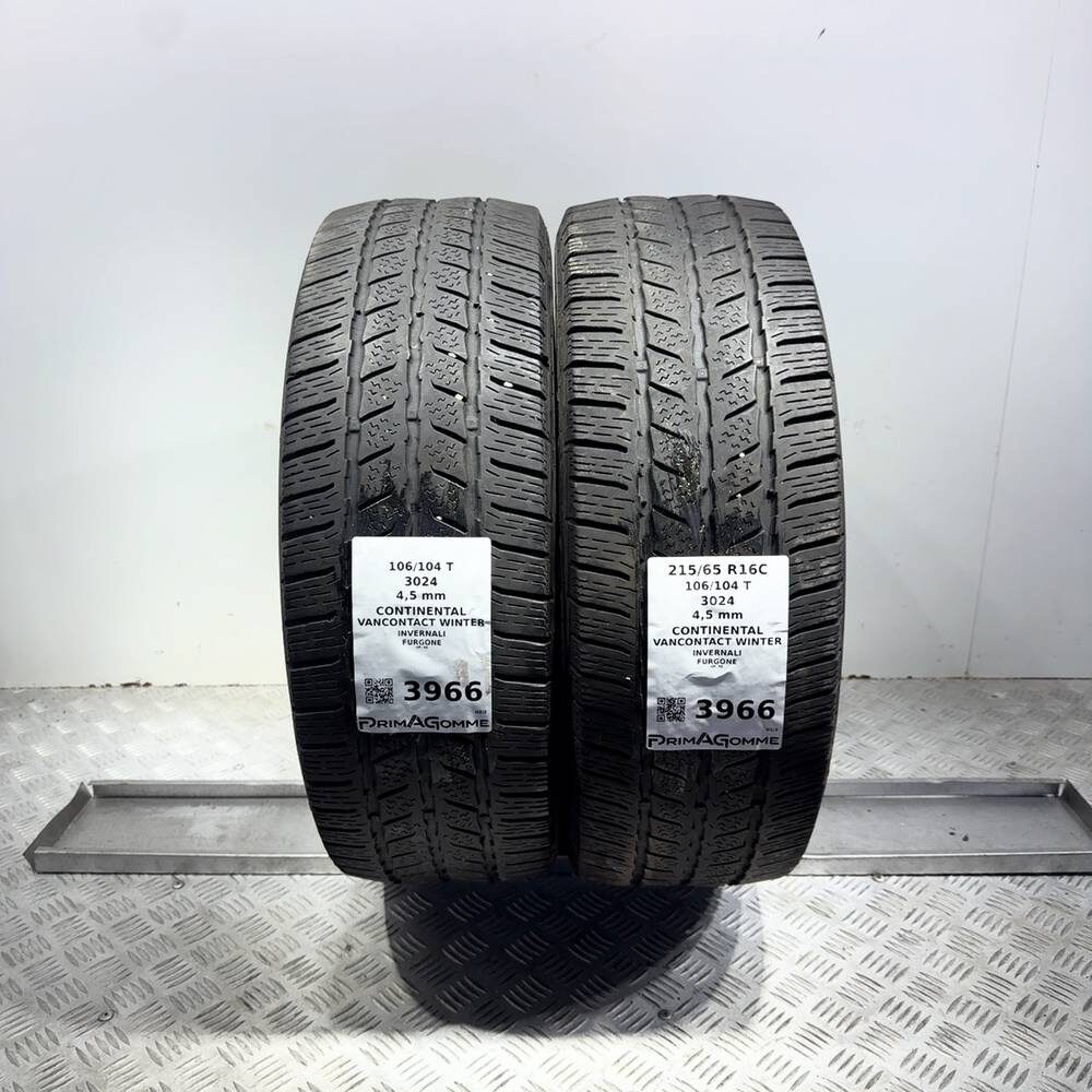 Gomme Usate 215 65 R16C 106/104T Continental Vancontact Winter Invernali