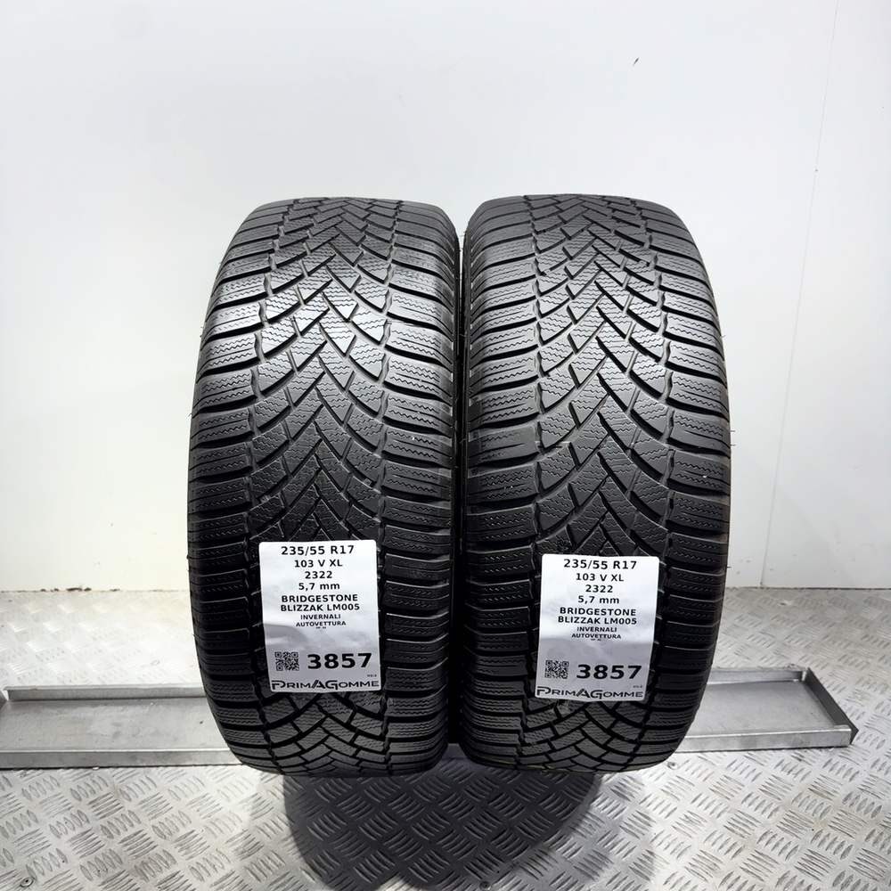 Gomme Usate 235 55 R17 103V XL Bridgestone Blizzak LM005 81% Invernali