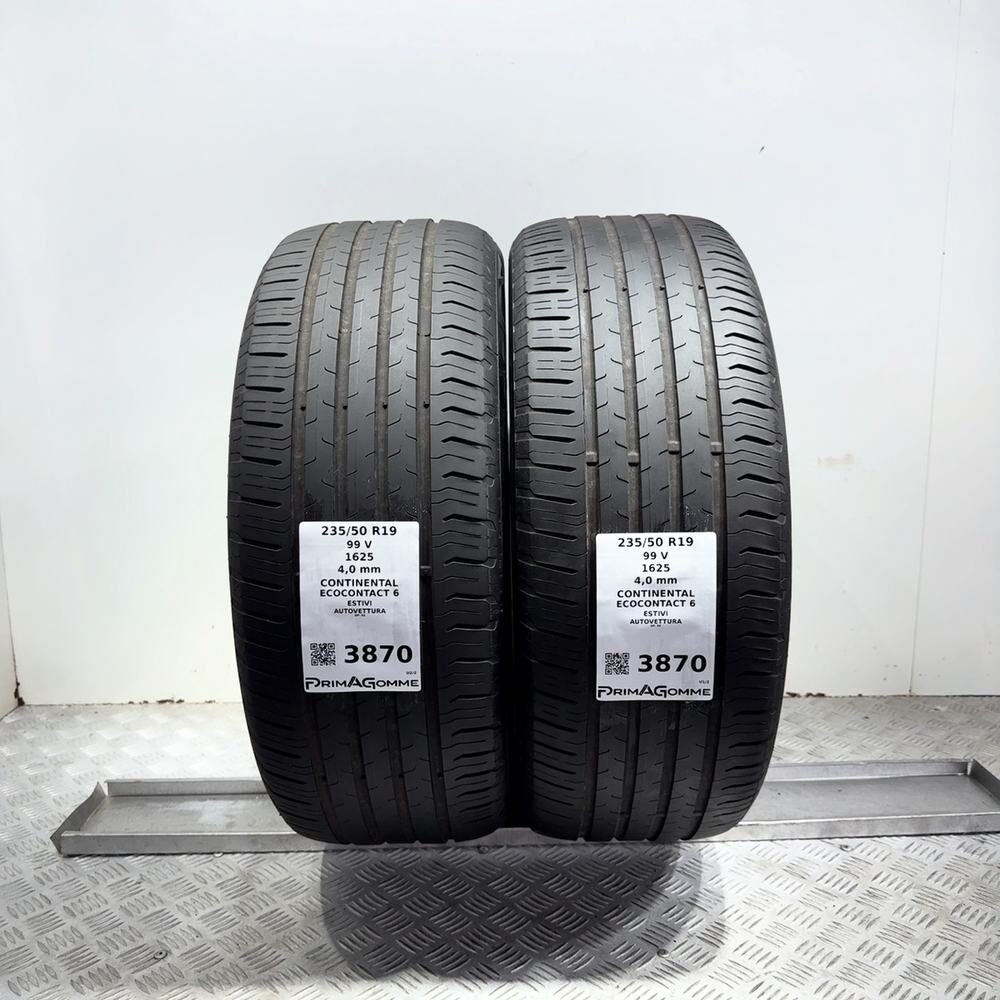 Gomme Usate 235 50 R19 99V Continental Ecocontact 6 Estive