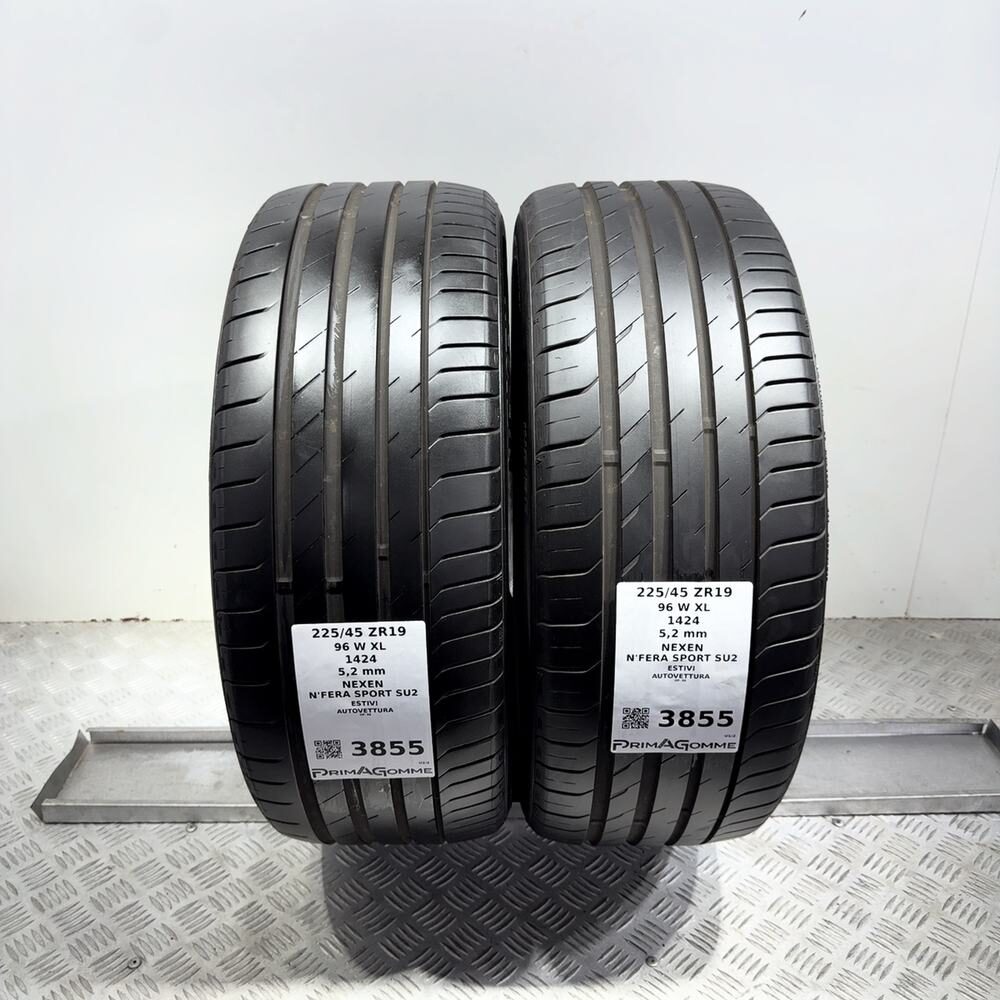Gomme Usate 225 45 ZR19 XL 96W Nexen N’Fera Sport SU2 74% Estive