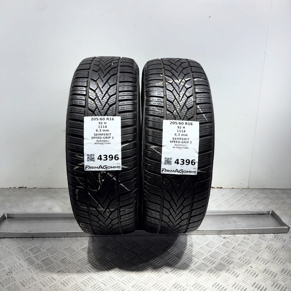 Gomme Usate 205 60 R16 92H Semperit Speed-Grip 2 90% Invernali