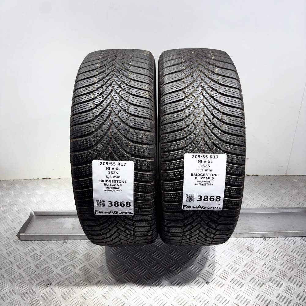Gomme Usate 205 55 R17 XL 95V Bridgestone Blizzak 6 76% Invernali