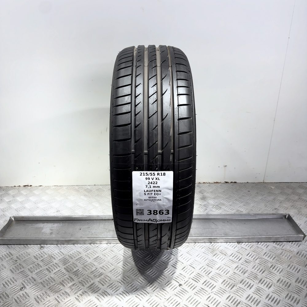 Gomma Usata 215 55 R18 XL 99V Laufenn S Fit EQ+ 98% Estivo