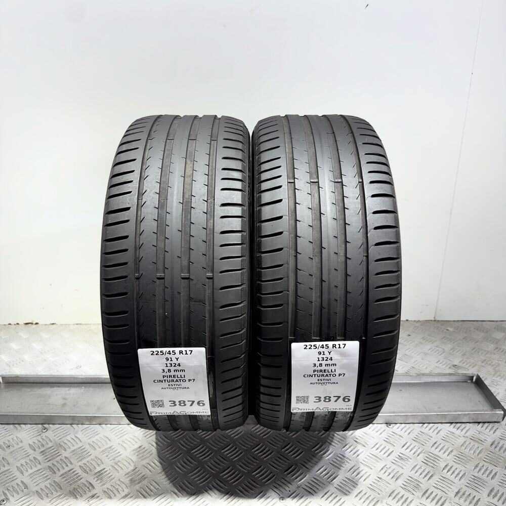 Gomme Usate 225 45 R17 91Y Pirelli Cinturato P7 Estive