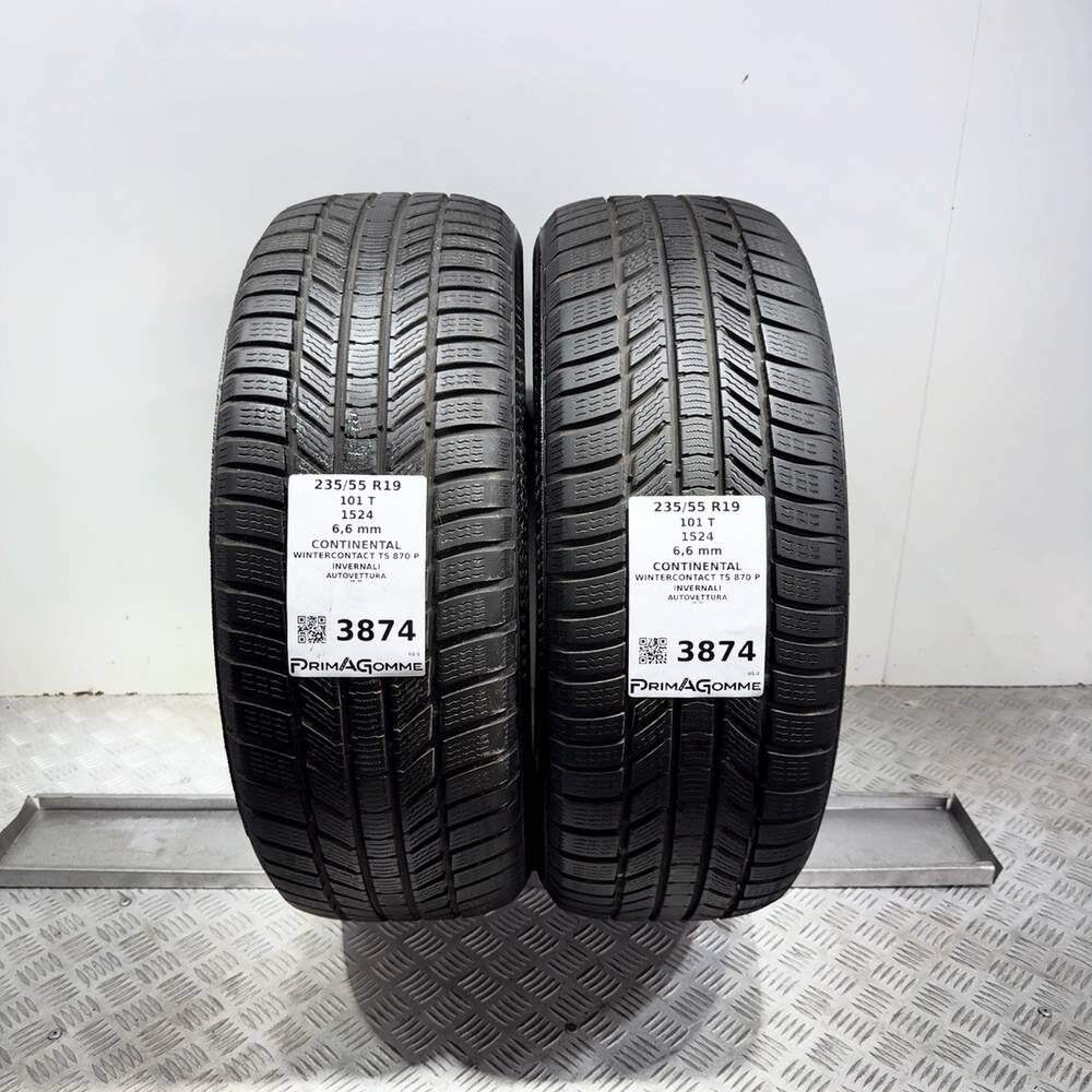 Gomme Usate 235 55 R19 101T Continental Wintercontact TS 870 P 94% Invernali