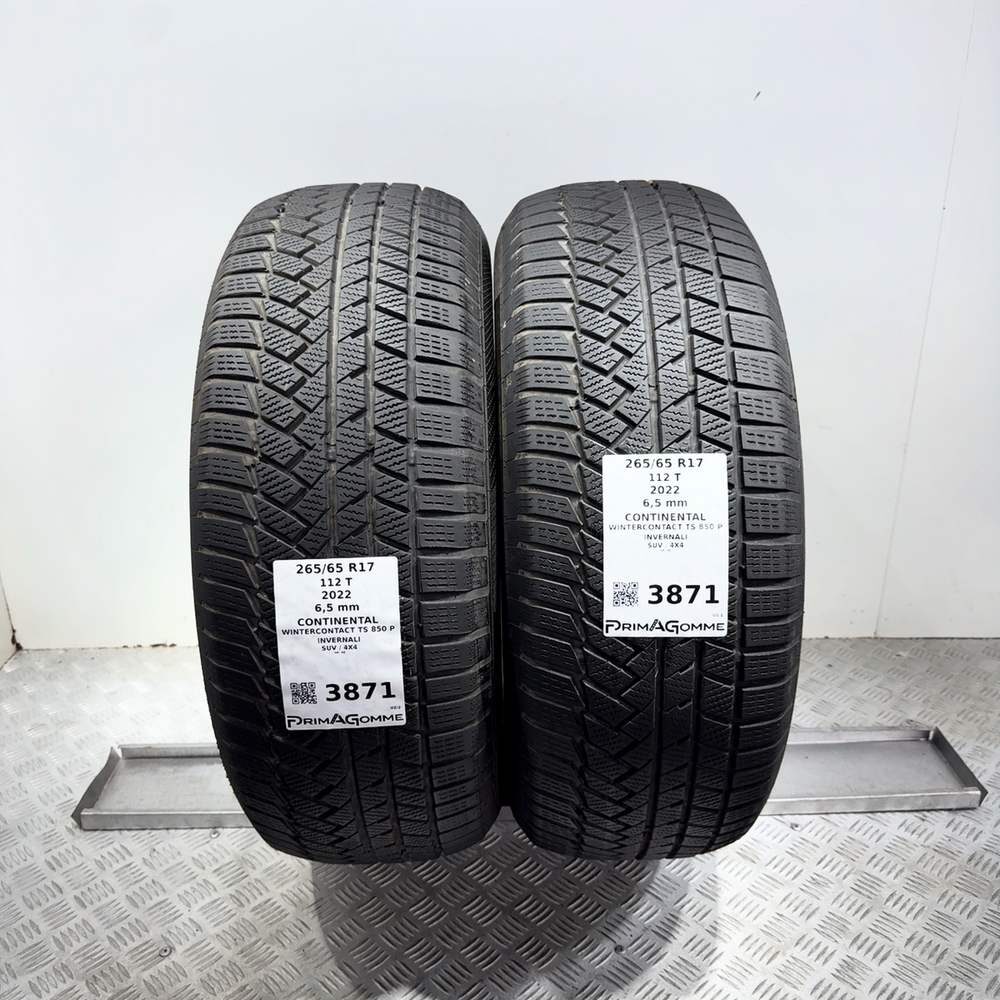 Gomme Usate 265 65 R17 112T Continental Wintercontact TS 850 P 93% Invernali
