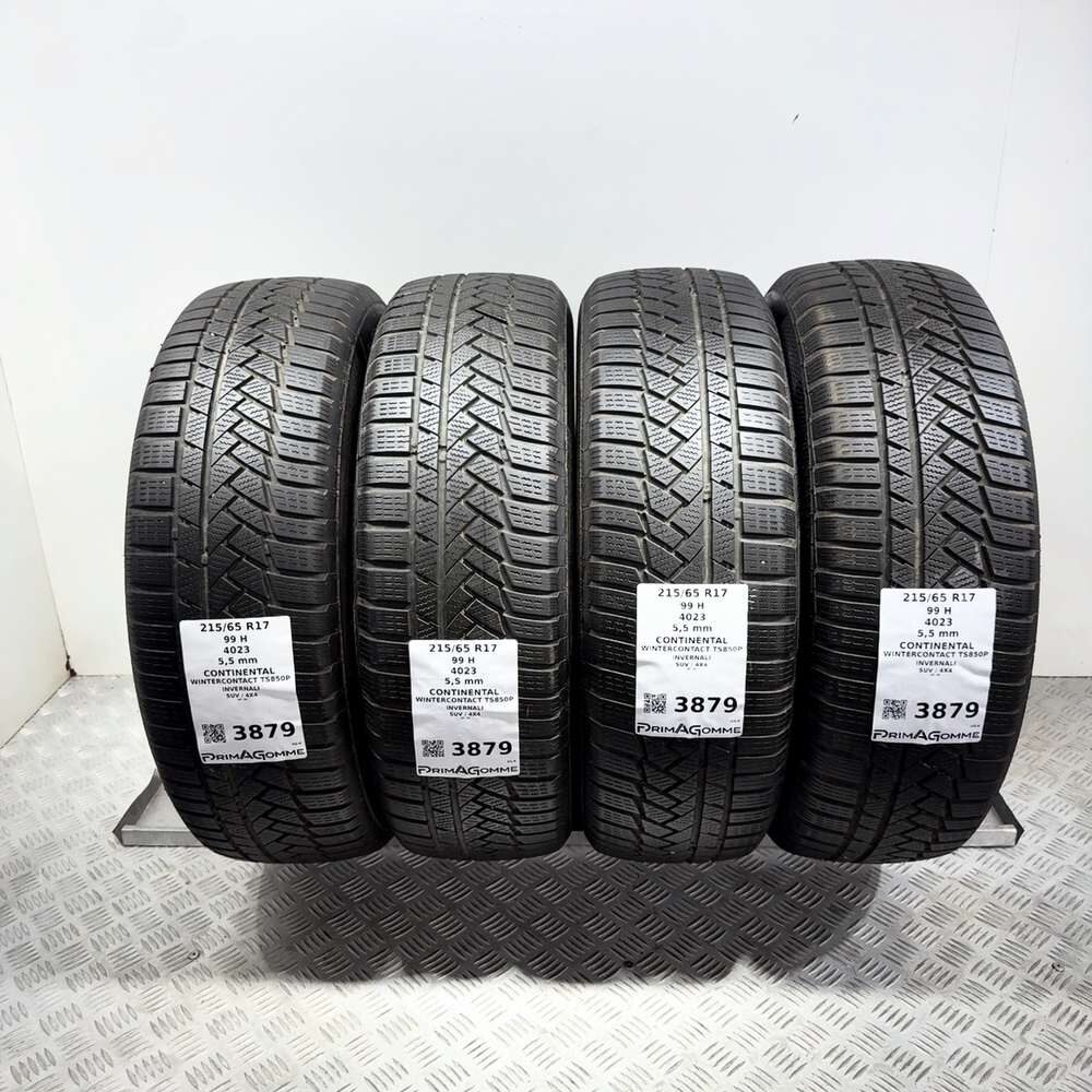 Gomme Usate 215 65 R17 99H Continental Wintercontact TS850P 79% Invernali