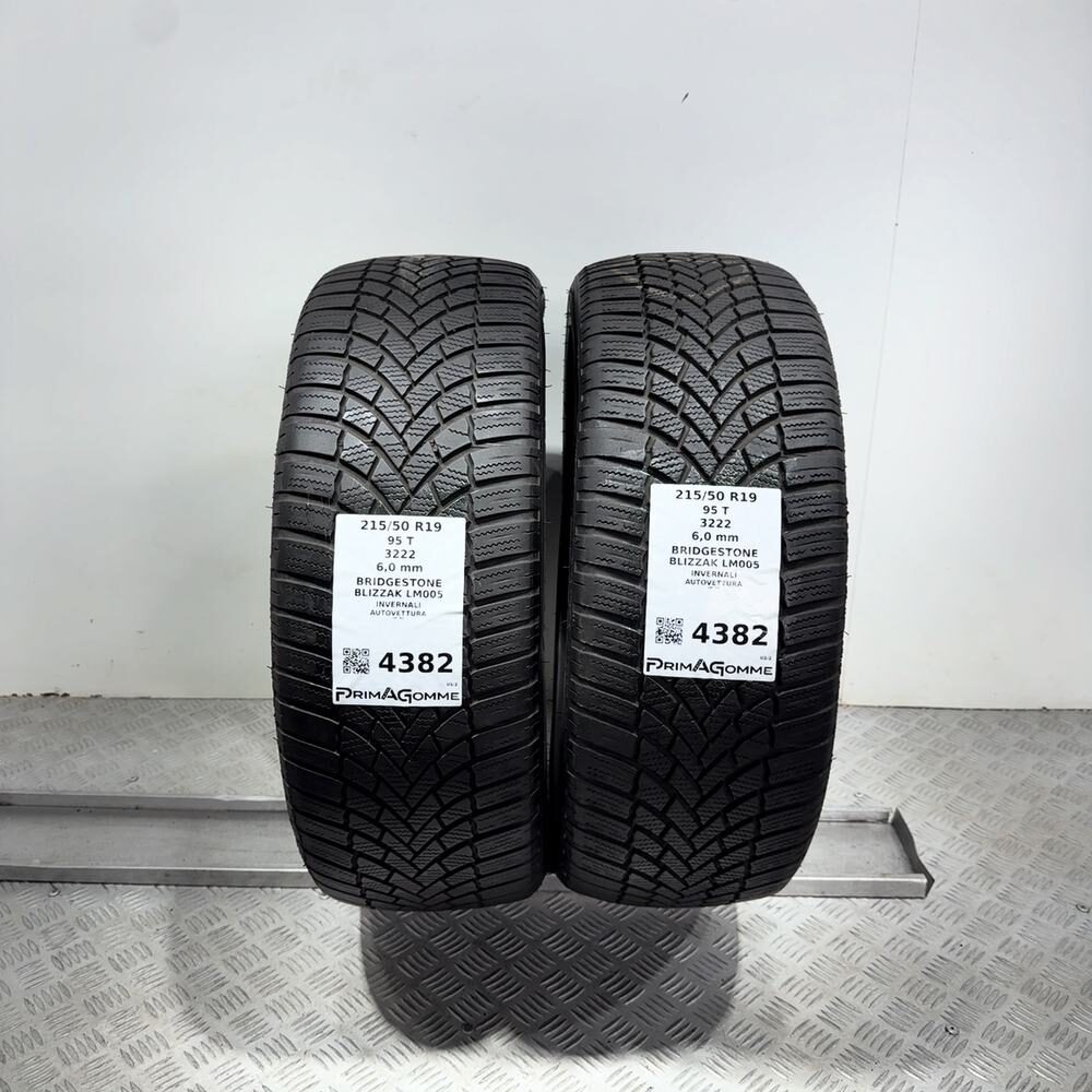 Gomme Usate 215 50 R19 95T Bridgestone Blizzak LM005 86% Invernali
