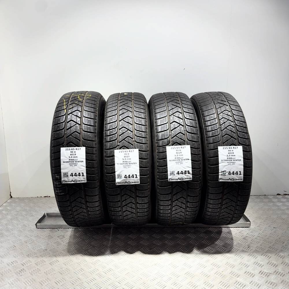 Gomme Usate 215 65 R17 99H Pirelli Scorpion Winter 71% Invernali