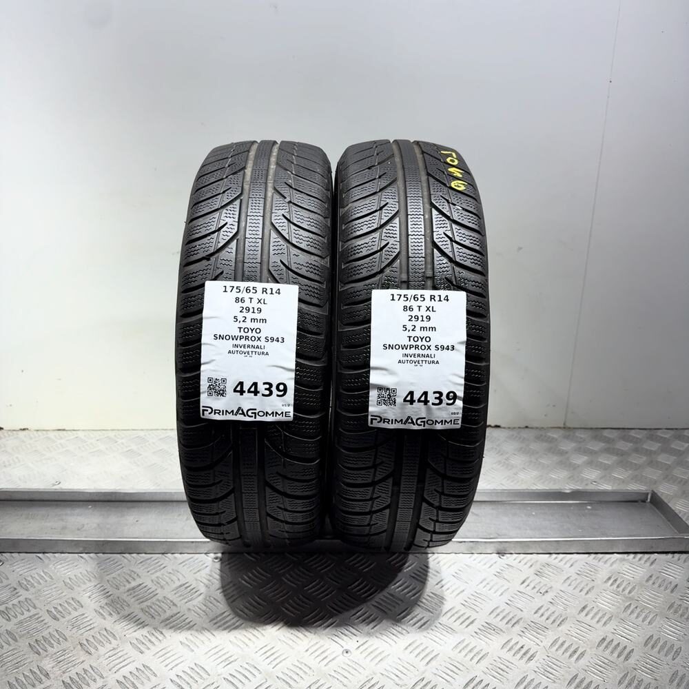 Gomme Usate 175 65 R14 86T XL Toyo Snowprox S943 74% Invernali