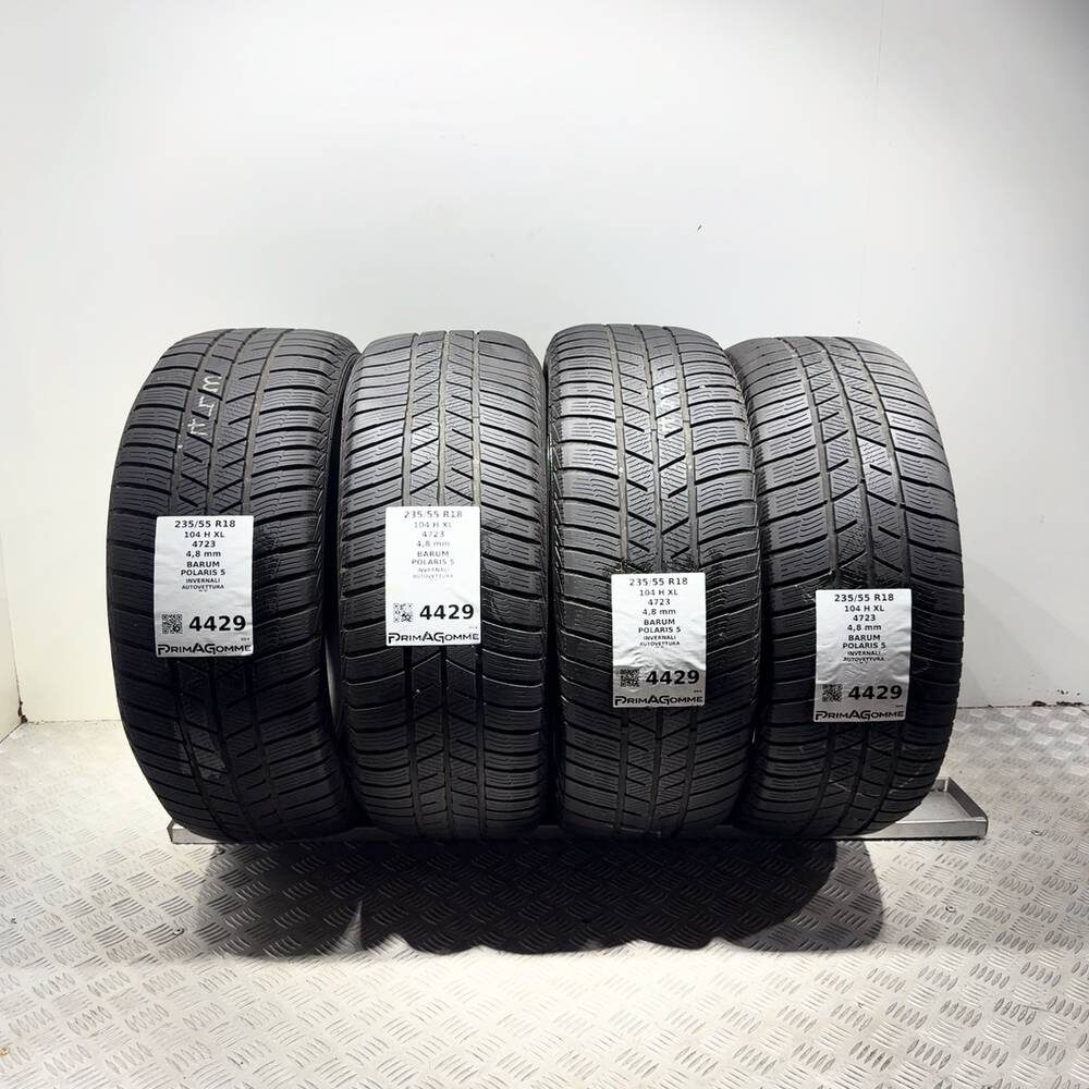 Gomme Usate 235 55 R18 104H XL Barum Polaris 5 Invernali