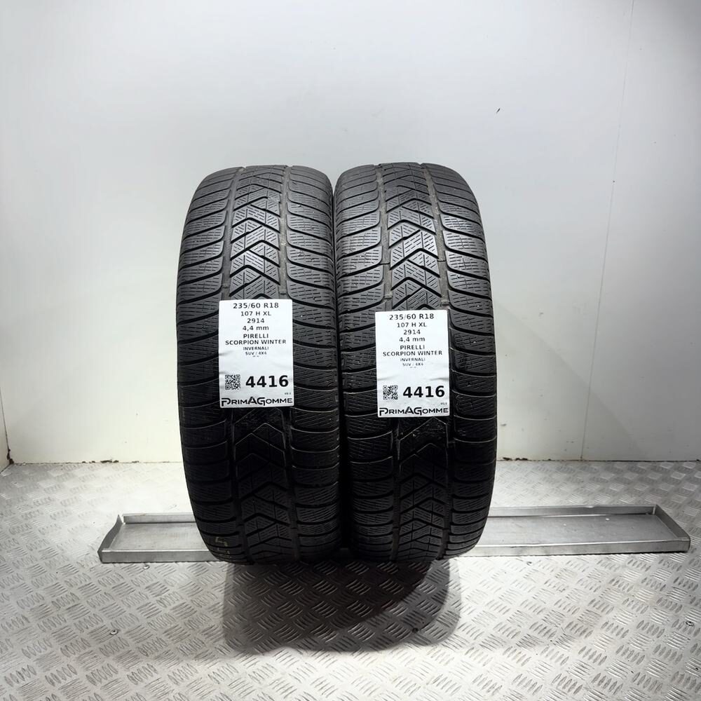 Gomme Usate 235 60 R18 107H XL Pirelli Scorpion Winter Invernali