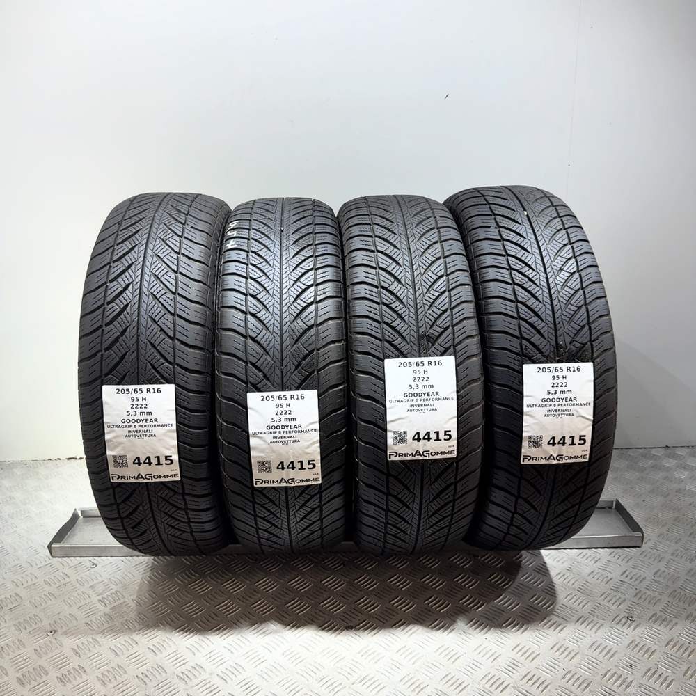 Gomme Usate 205 65 R16 95H Goodyear Ultragrip 8 Performance 76% Invernali