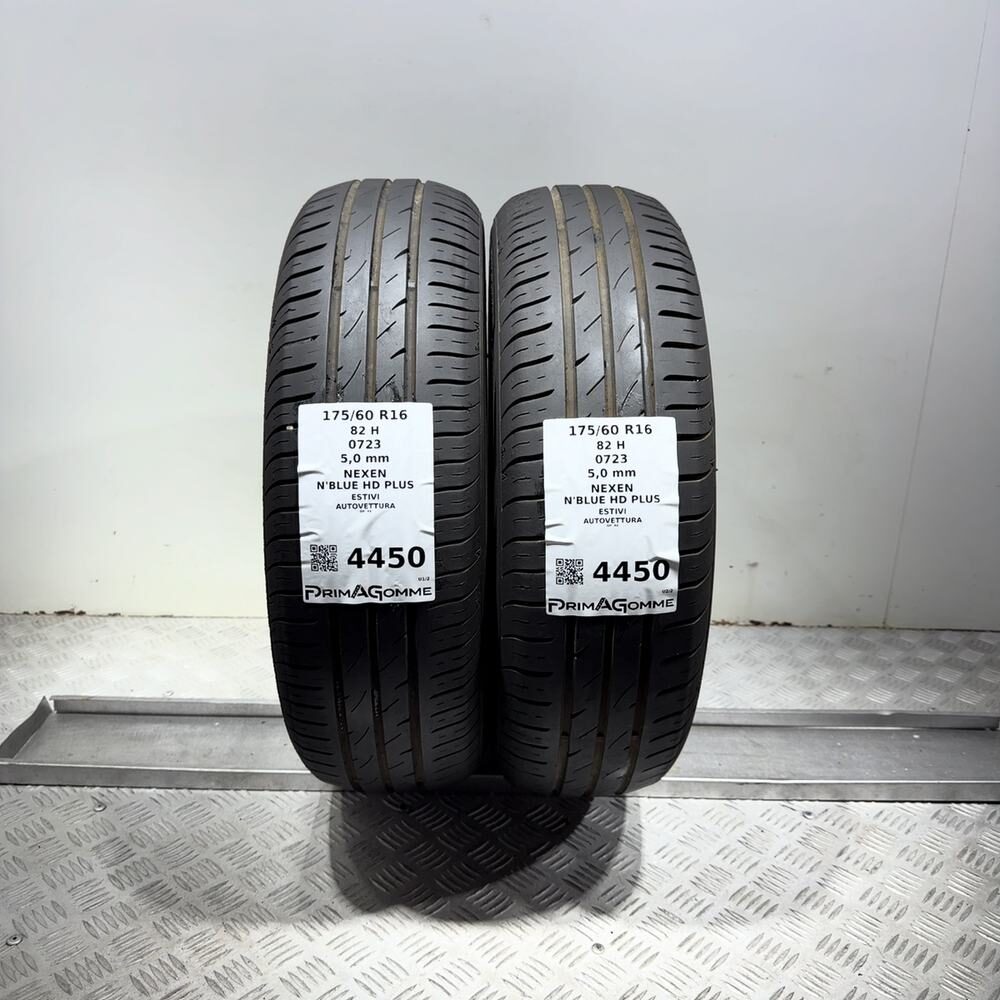 Gomme Usate 175 60 R16 82H Nexen N’Blue HD Plus 71% Estive
