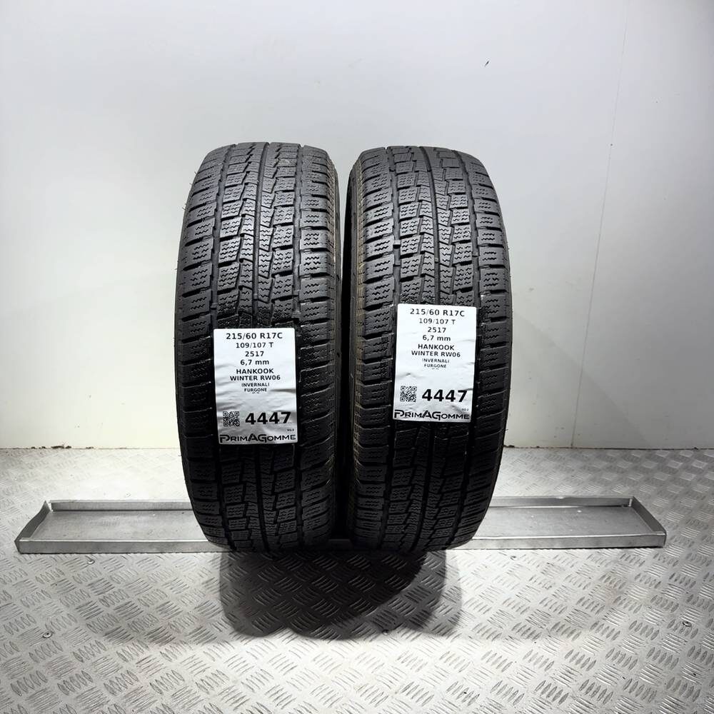 Gomme Usate 215 60 R17C 109/107T Hankook Winter RW06 96% Invernali