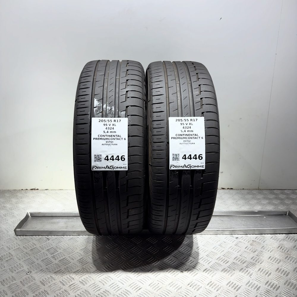 Gomme Usate 205 55 R17 95V XL Continental Premiumcontact 6 77% Estive