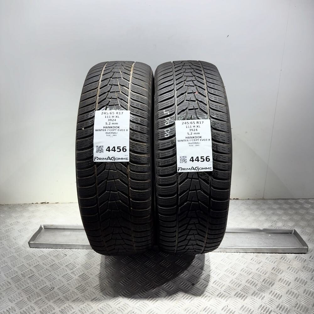 Gomme Usate 245 65 R17 111H XL Hankook Winter I*Cept Evo3 X 74% Invernali