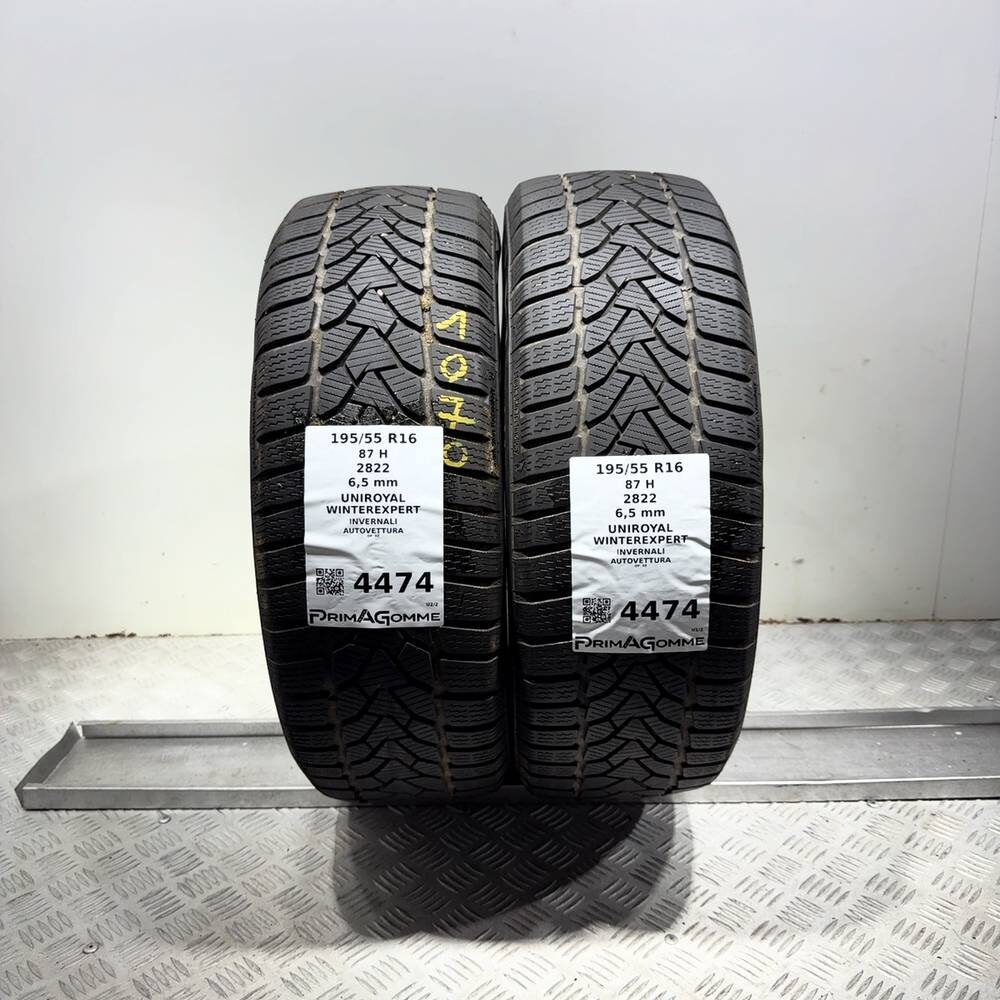 Gomme Usate 195 55 R16 87H Uniroyal Winterexpert 93% Invernali