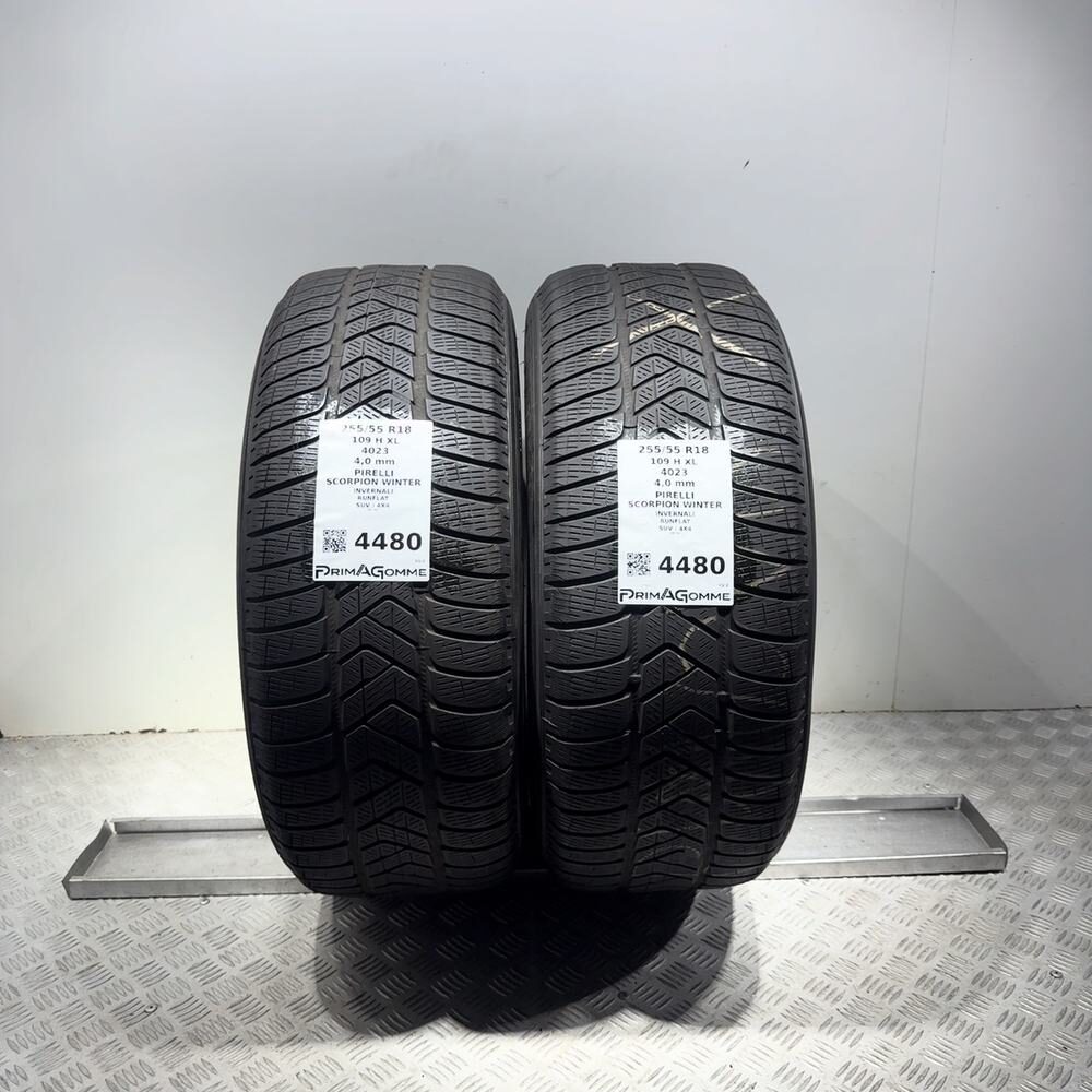 Gomme Usate 255 55 R18 109H XL Pirelli Scorpion Winter RunFlat Invernali