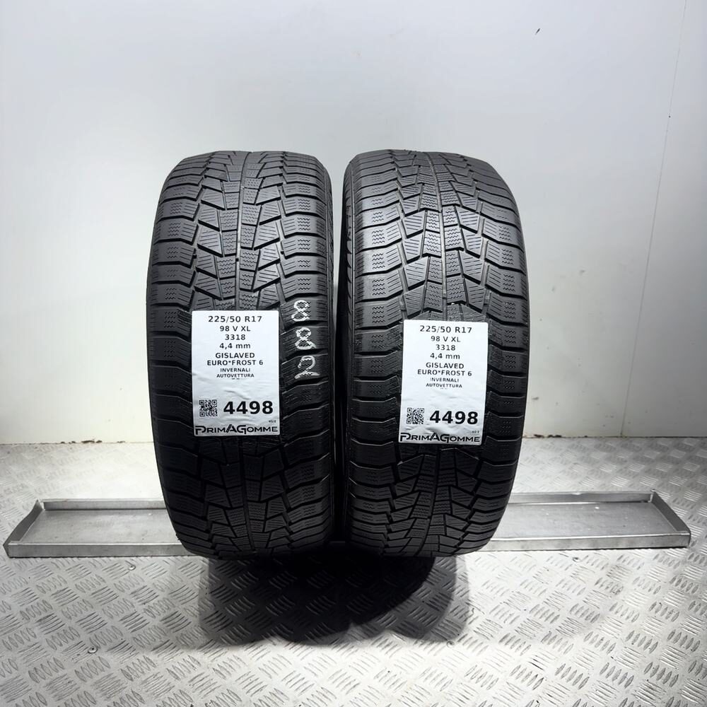 Gomme Usate 225 50 R17 98V XL Gislaved Euro*Frost 6 Invernali