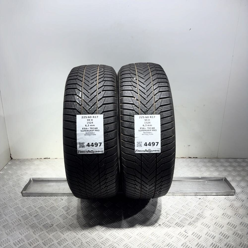 Gomme Usate 225 60 R17 99H Esa+ Tecar Supergrip Pro 90% Invernali