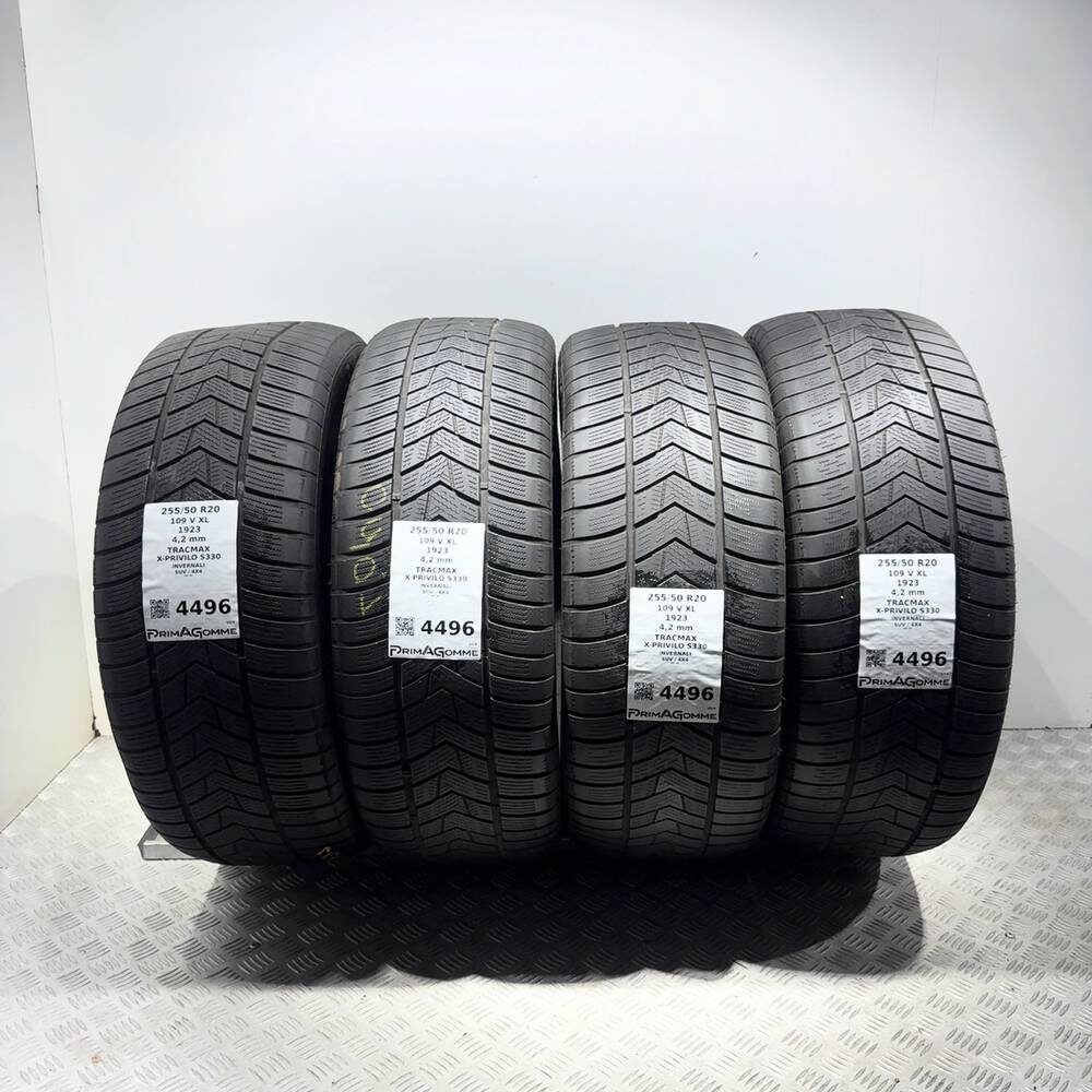 Gomme Usate 255 50 R20 109V XL Tracmax X-Privilo S330 Invernali