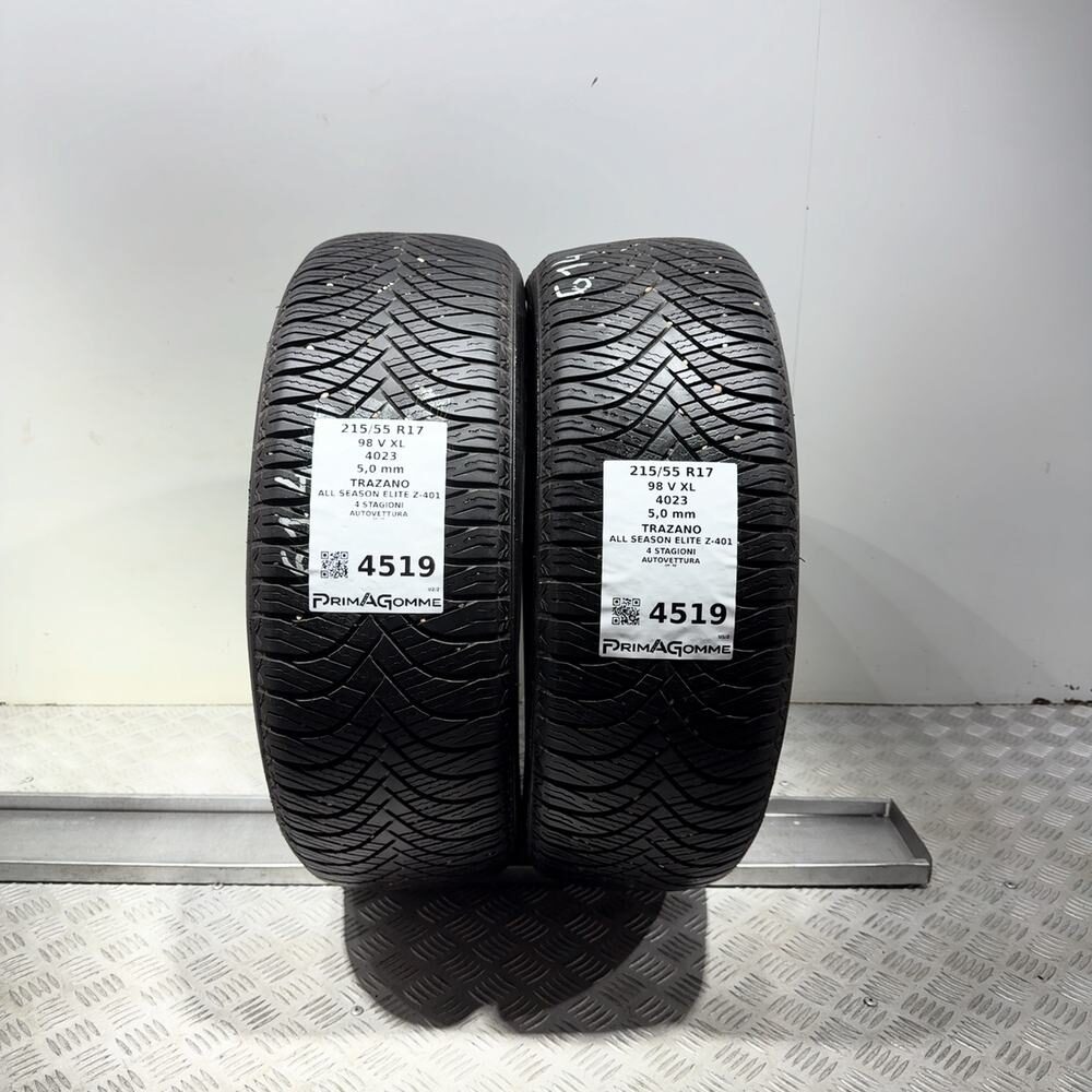 Gomme Usate 215 55 R17 98V XL Trazano All Season Elite Z-401 71% 4 Stagioni