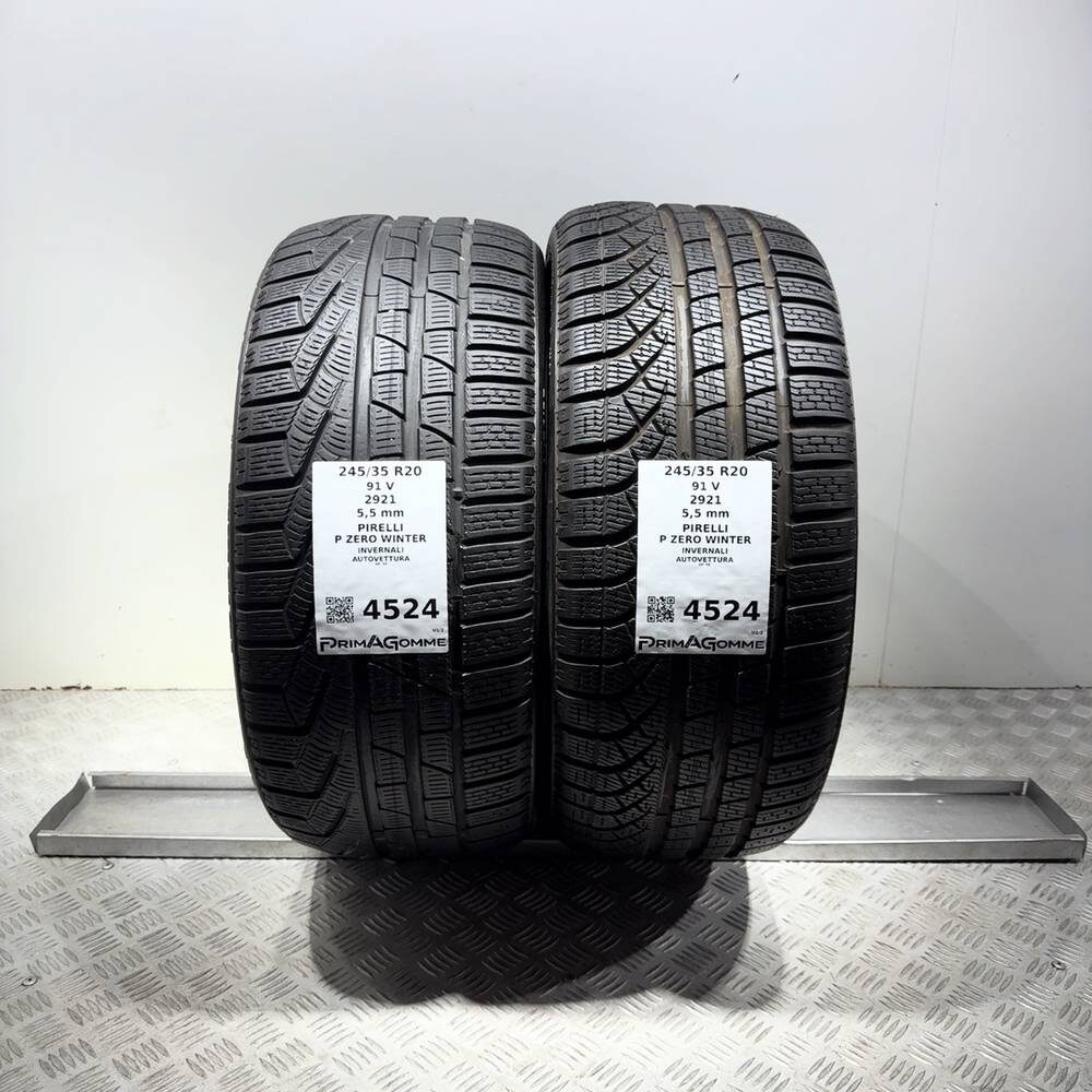 Gomme Usate 245 35 R20 91V Pirelli P Zero Winter 79% Invernali