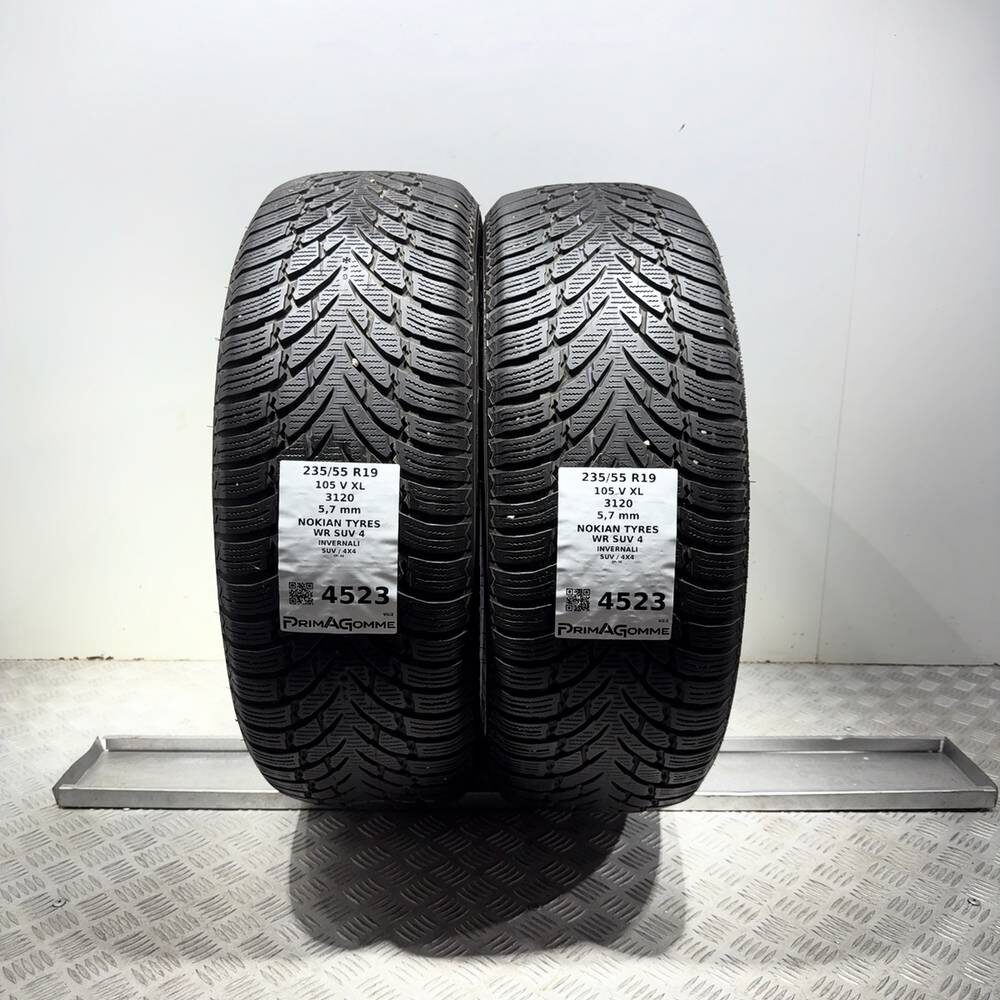 Gomme Usate 235 55 R19 105V XL Nokian Tyres WR SUV 4 81% Invernali