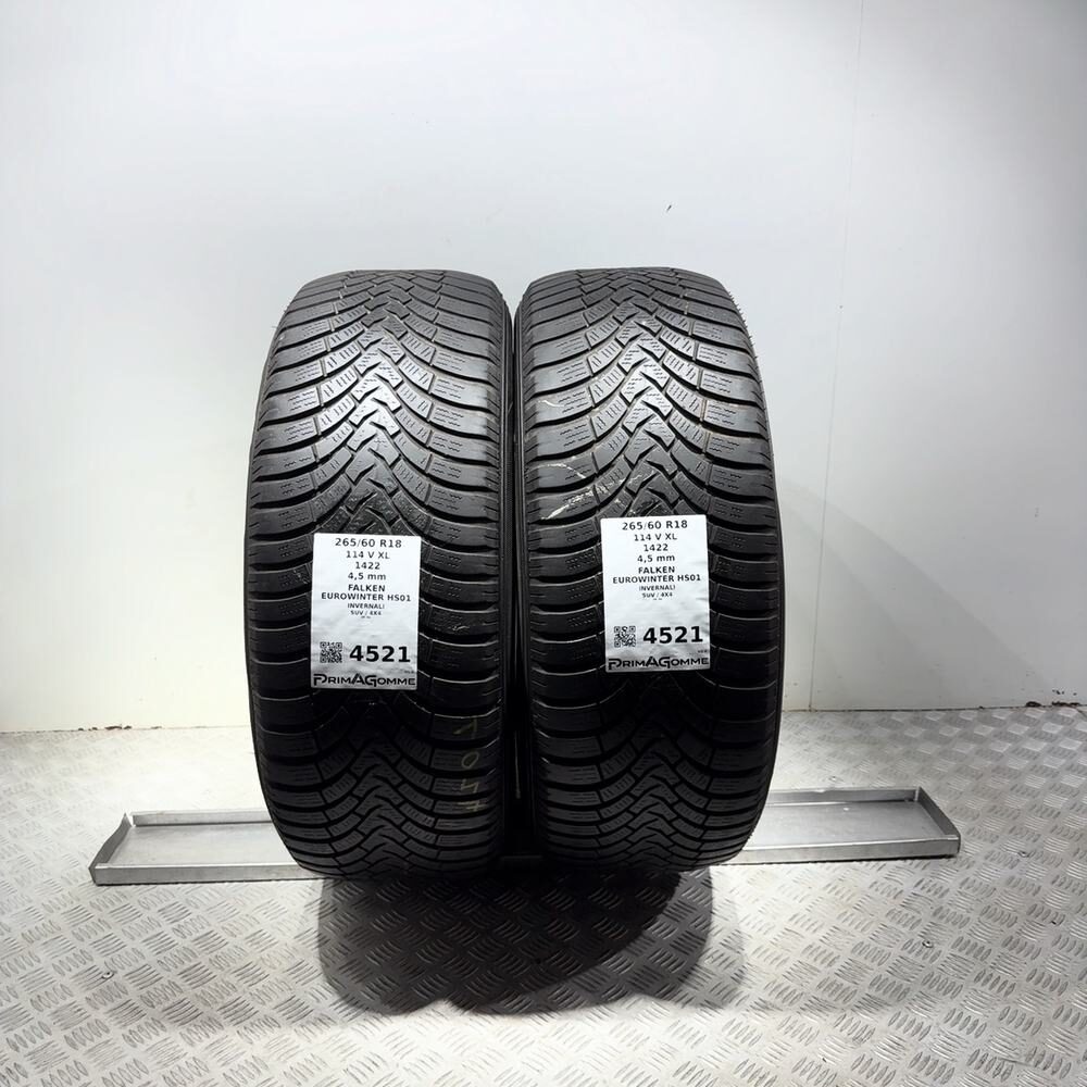 Gomme Usate 265 60 R18 114V XL Falken Eurowinter HS01 Invernali