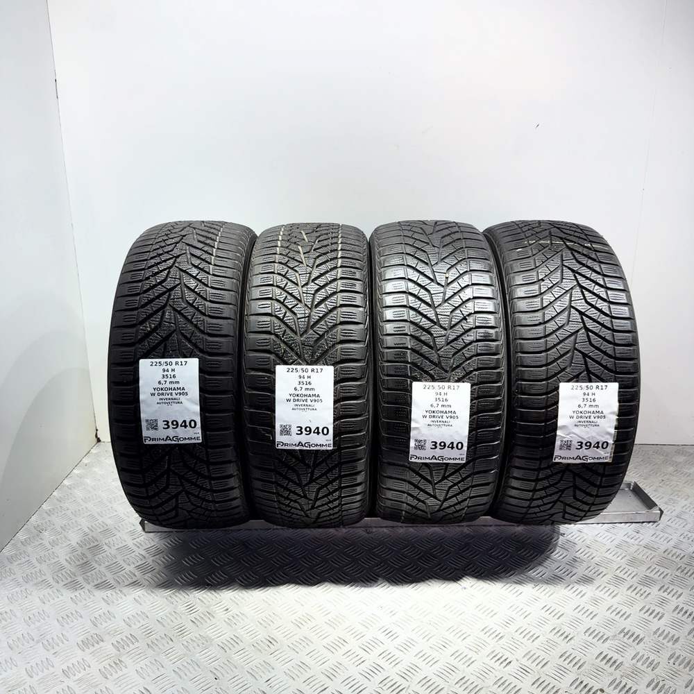 Gomme Usate 225 50 R17 94H Yokohama W Drive V905 96% Invernali