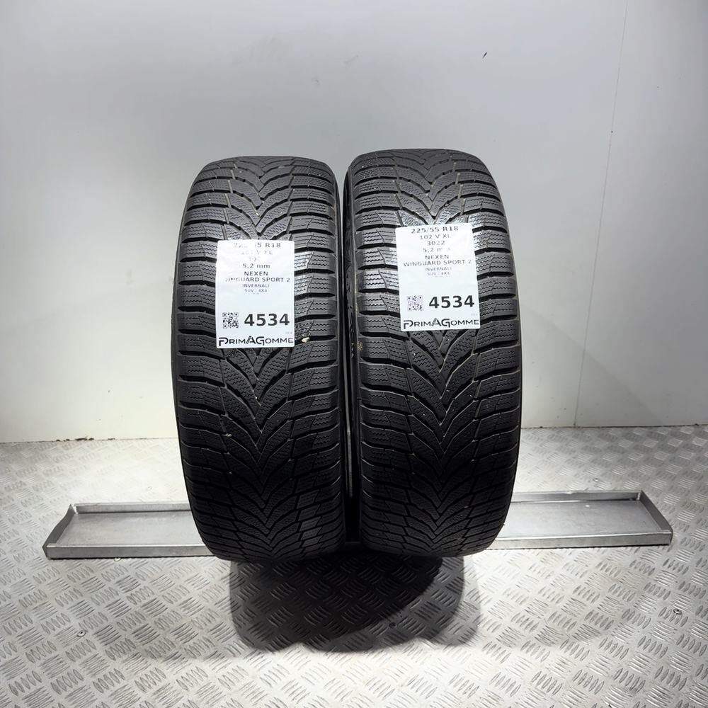 Gomme Usate 225 55 R18 102V XL Nexen Winguard Sport 2 74% Invernali