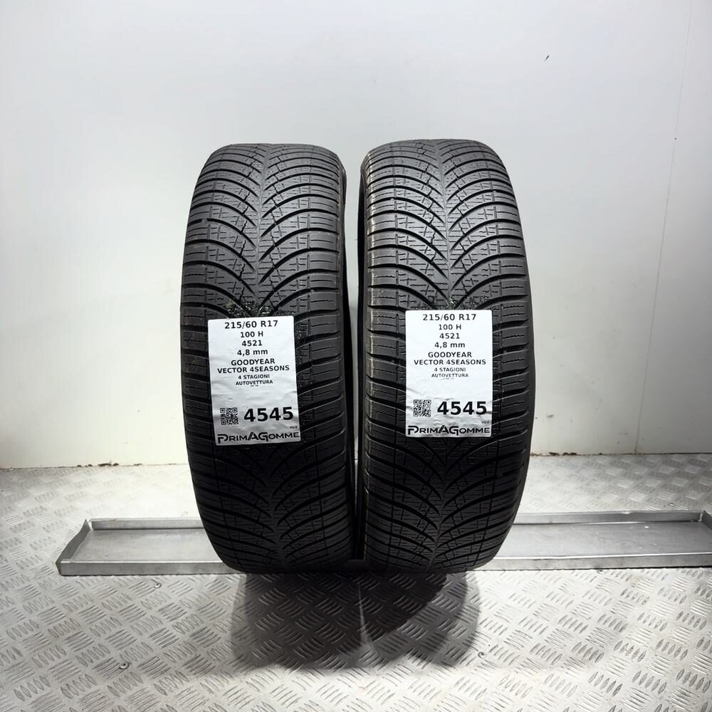 Gomme Usate 215 60 R17 100H Goodyear Vector 4Seasons 4 Stagioni